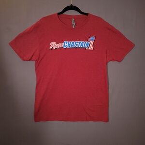 Next Level Apparel Red Graphic Tee